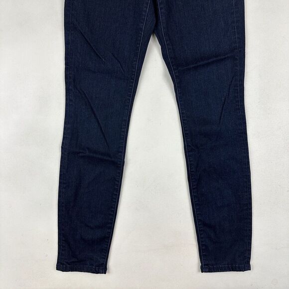 Universal Thread High Rise Skinny Denim Blue Jeans Dark Wash Rayon Stretch 2/26R - Picture 3 of 11